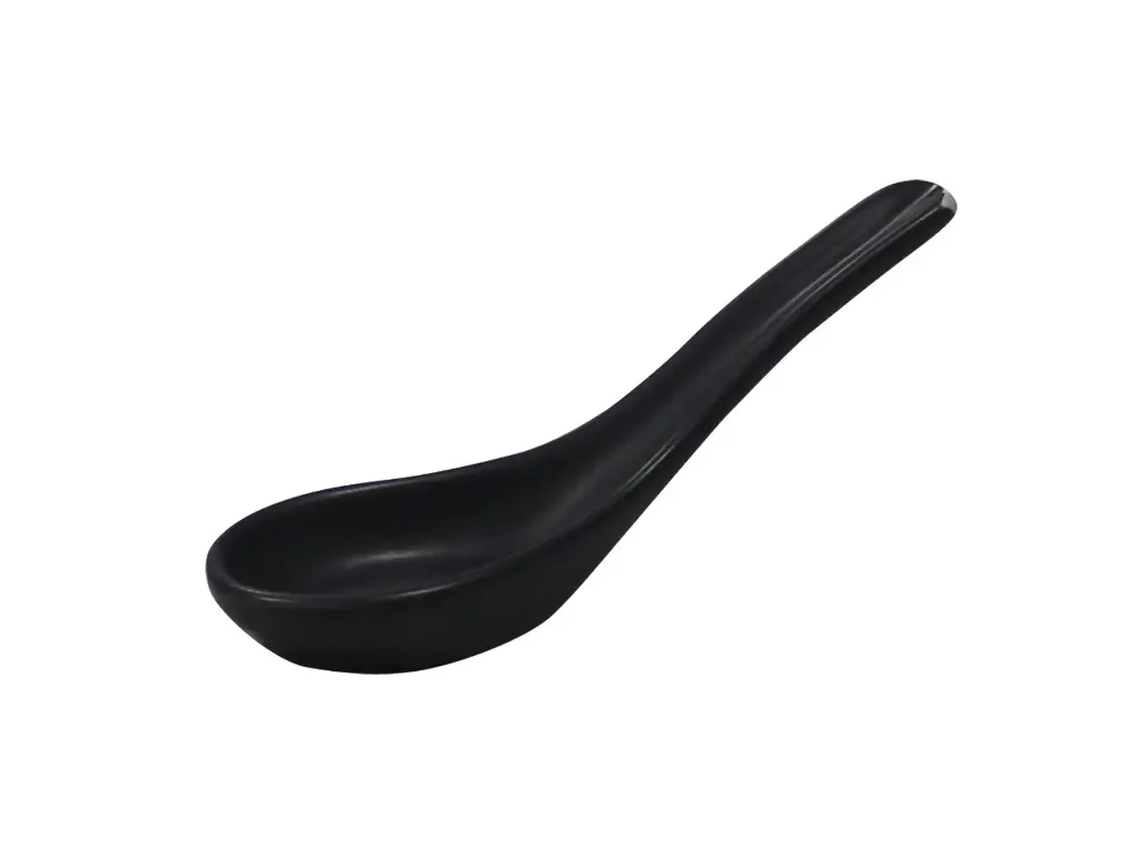 Cuchara degustación negra 13,5 cm