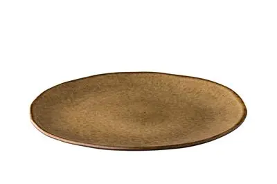 Plato Q Authentic Stone Marron 28,5 Cm.
