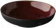 Plato Hondo Speckle Reactivo Rojo 22 Cm.