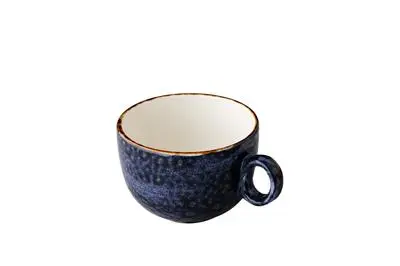 Taza Desayuno Jersey Azul Apilable 16 Cl.