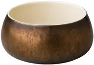 Zz26 Bol Abombado Oro Metalico 15X7,5 Cm.                             