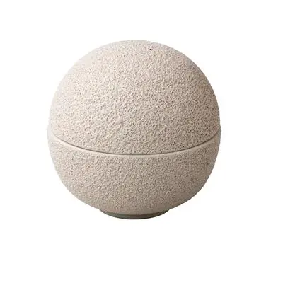 Zz26 Bol Volcanic Blanco C/Tapa 15,8 Cm.
