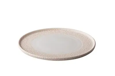 Plato Vulcanic Blanco 28 Cm.
