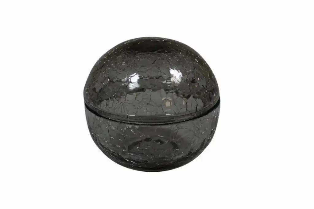 Bol degustación craquelado con tapa gris 12 cm