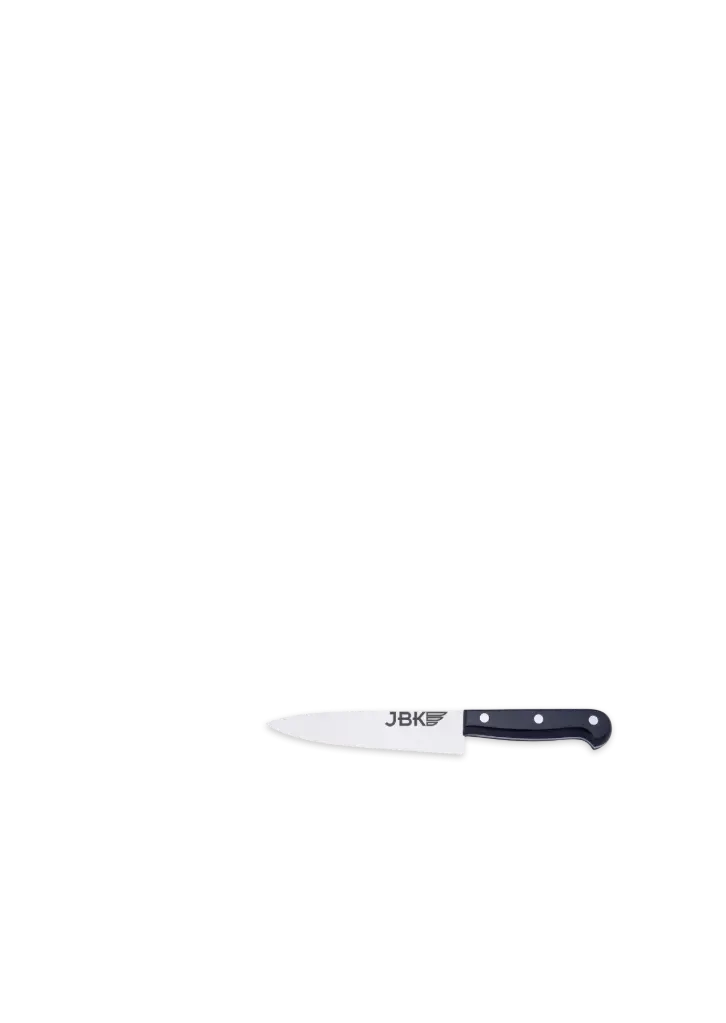 Cuchillo cocinero negro 15 cm