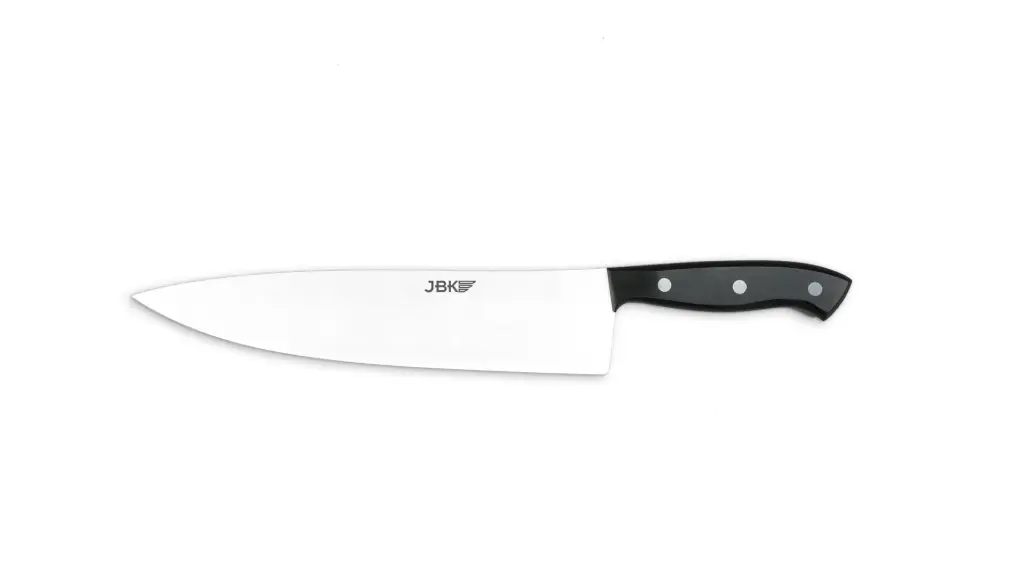 Cuchillo cocinero Premium chef forjado negro 25 cm