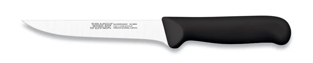 Cuchillo deshuesar inyectado negro 15 cm