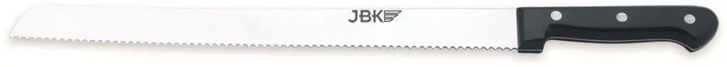 Cuchillo pastelero sierra negro 46 cm