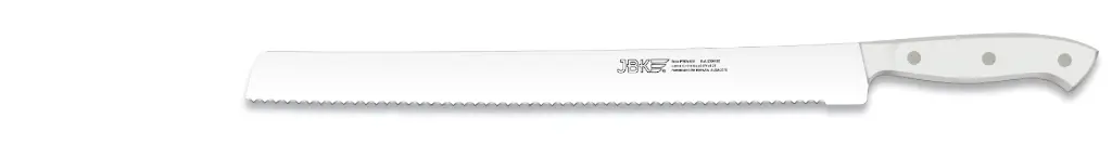 Cuchillo pan sierra blanco 33 cm