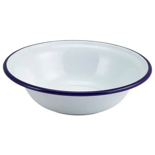 Bol Enamel filo azul 16 cm