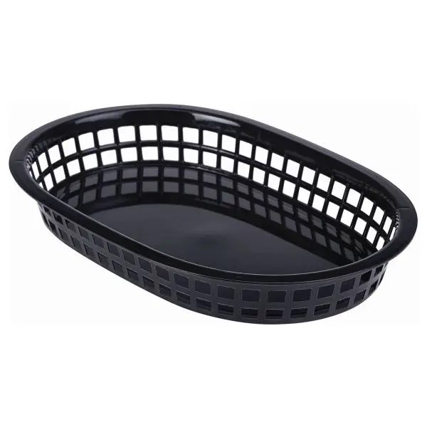 Cesta fast food negra 27,5x17,5 cm