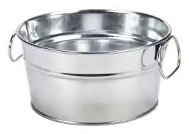 Cubo Degustacion Galvanizado 15X8 Cm.