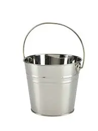 Cubo Inox. 16X14 Cm.