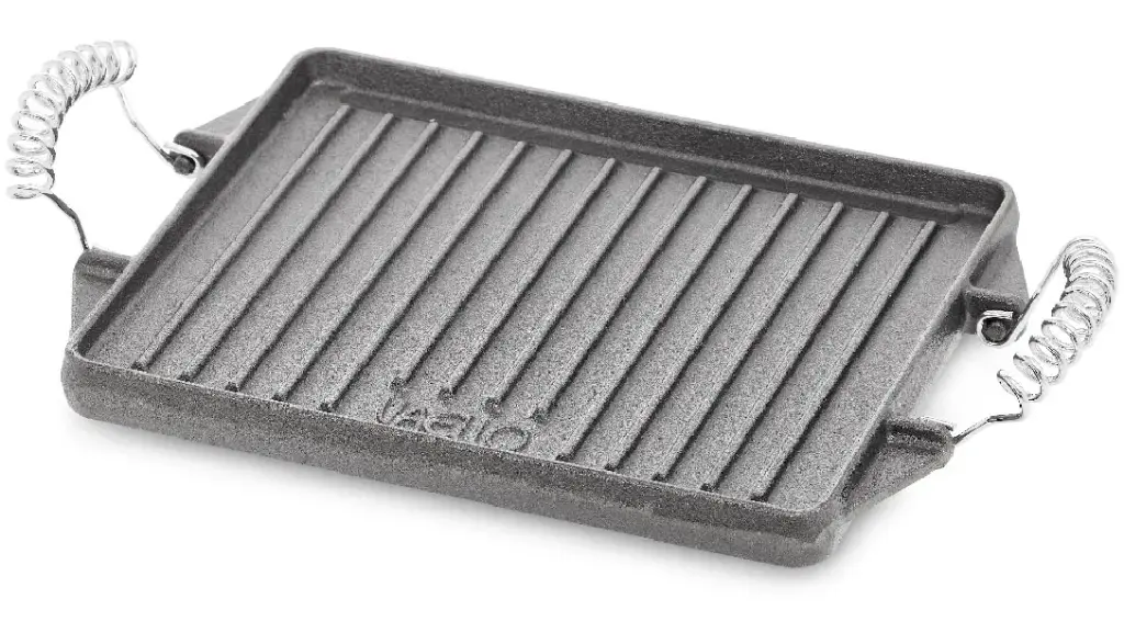 Plancha Hierro Fundido Esmaltada Rectangular 47 X 27 cm