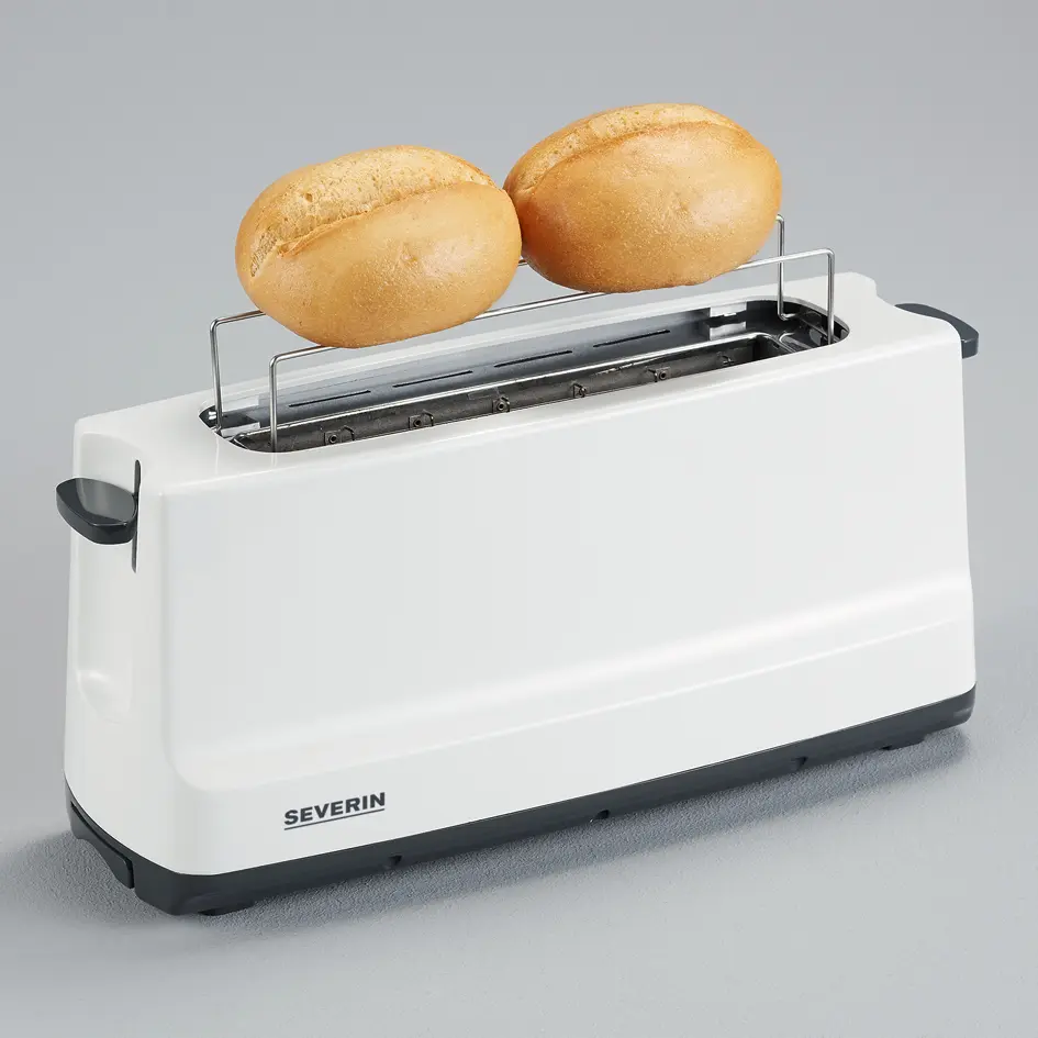 Tostador eléctrico Severin blanco 4 tostadas 900 W