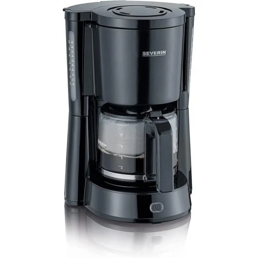Cafetera "TYPE", aprox. 1000 W, hasta 10 tazas, autoapagado, filtro oscilante con inserto de filtro desmontable 1 x 4 con sistema antigoteo