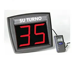 Indicador Turno 2 Digitos C/Mando A Distancia