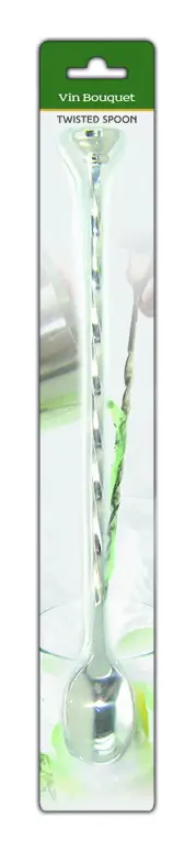 Cuchara Coctel Torneada Inox. 30 Cm.