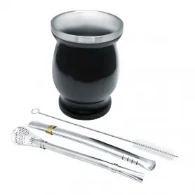 Zz26 Set De Mate Doble Pared 25 Cl.