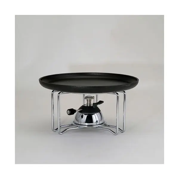 Conjunto quemador con plato hierro 26 cm