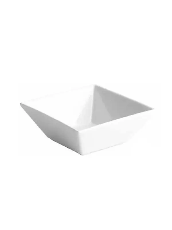 Bol Cuadrado Blanco 6.2X6.2 Cm.