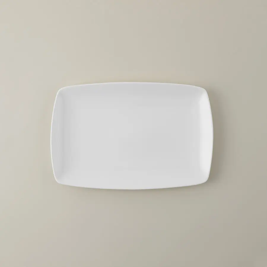 Fuente Rectangular Lisa 38X25,5X3,5 Cm.