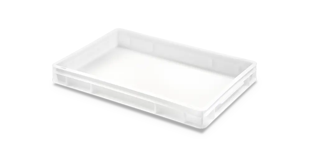 Cubeta manutención lisa blanca 14 l 60x40x7,5 cm