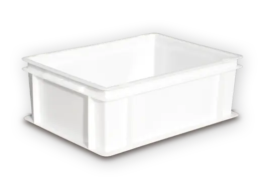Cubeta manutención lisa blanca 45 l 60x40x23,5 cm