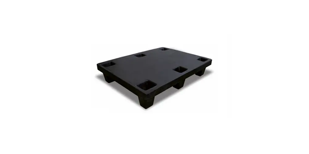 Palet Liso Encajable Negro 120X80X14.5 Cm.