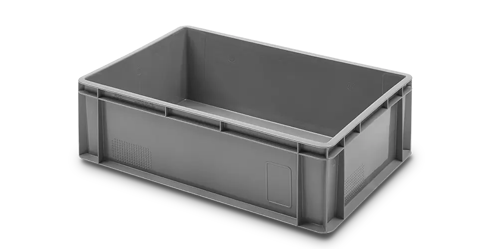 Cubeta manutención lisa gris 40 l 60x40x20 cm