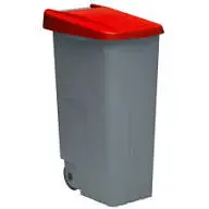 Contenedor Reciclo 110L Color Rojo