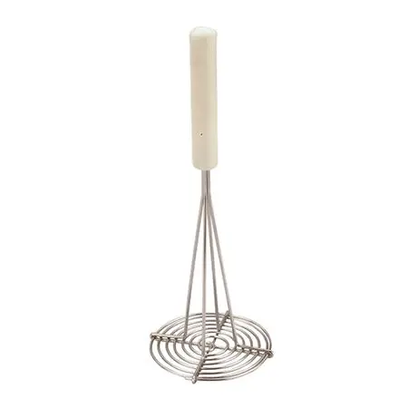 Aplastador Papas Redondo Inox. Mango Fibra                  
