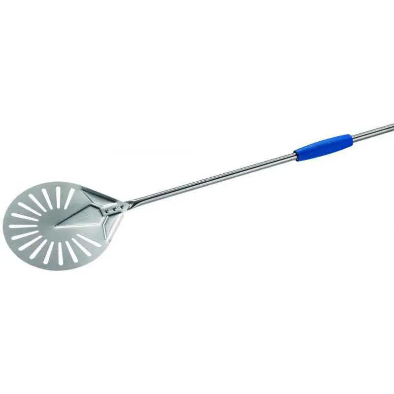 Paleta pizza perforada de acero inoxidable 23 cm