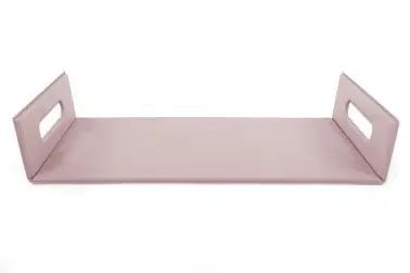 Bandeja Togo Simil Piel Malva 45X33X6 Cm.                        