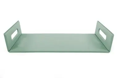 Bandeja Togo Simil Piel Verde 45X33X6 Cm.                        