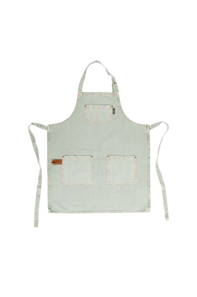 Delantal Havana verde 85x70 cm