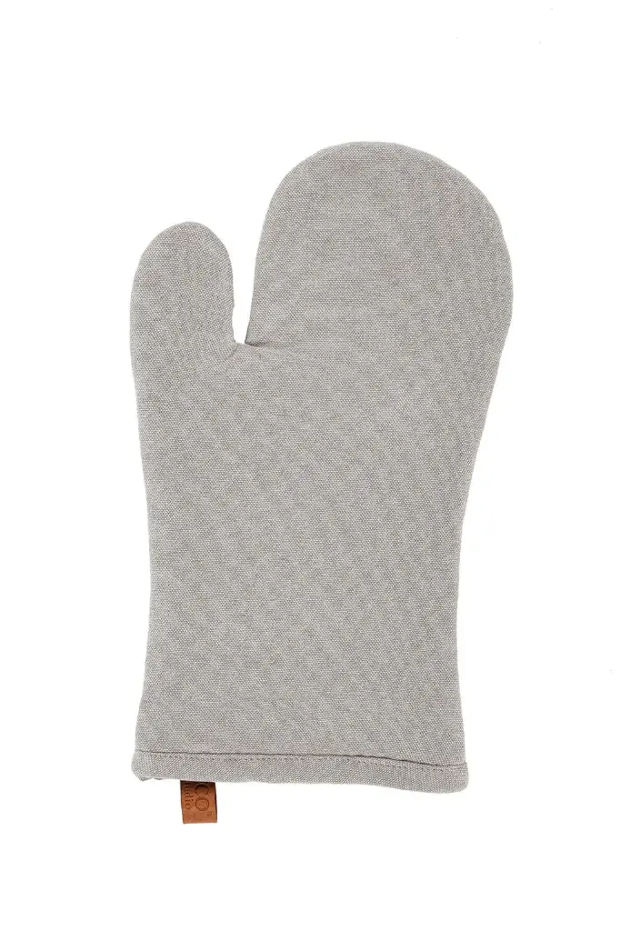 Guante horno gris suave 32x18 cm