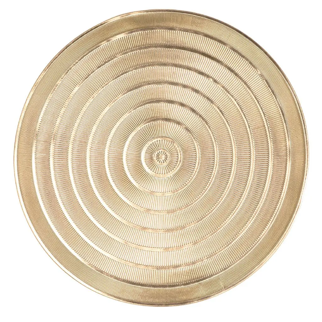 Mantel individual capellini oro redondo 39,5 cm