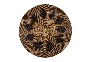 Mantel Individual Rattan Marron Rombos 36 Cm.