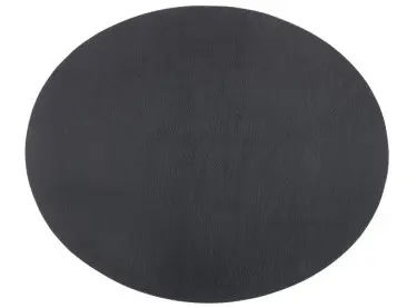 Mantel Individual Togo Negro Oval 45X33 Cm.