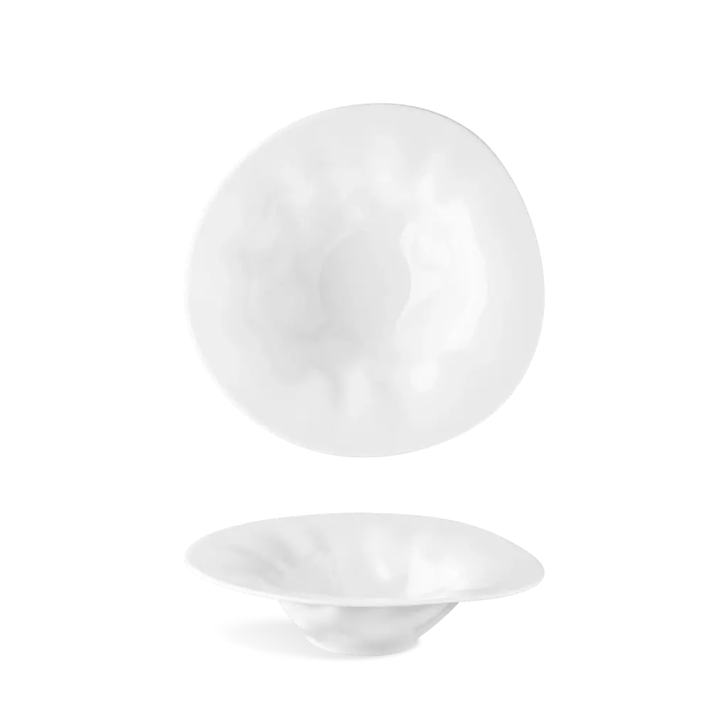 Plato pasta Flamenco blanco 27 cm