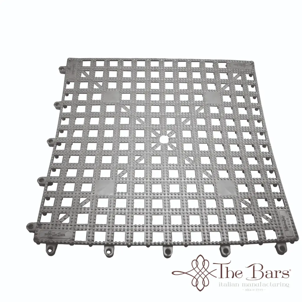 Alfombra barra Silver 33x33 cm
