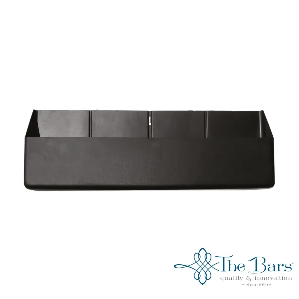 Botellero barra negro 56 cm