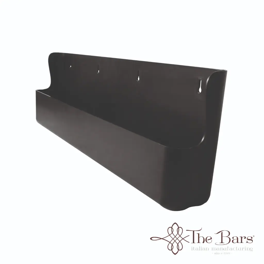 Botellero barra negro 85 cm