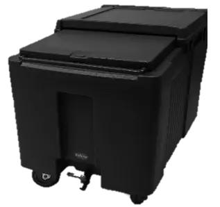 Carro Hielo Isotermo Polietileno Negro 175 L. 61X95,5X74,5 Cm.