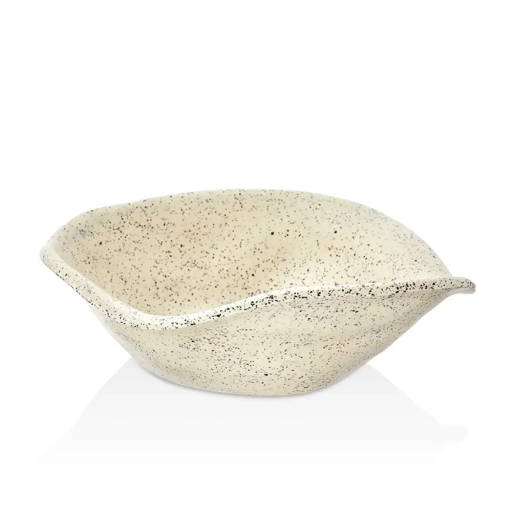 Ensaladera Melamina Granito Beige 20X17 Cm.