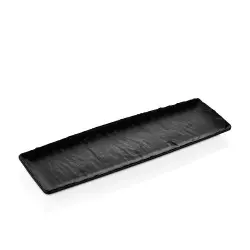 Fuente Melamina Pizarra Negra 28.5X12 Cm.