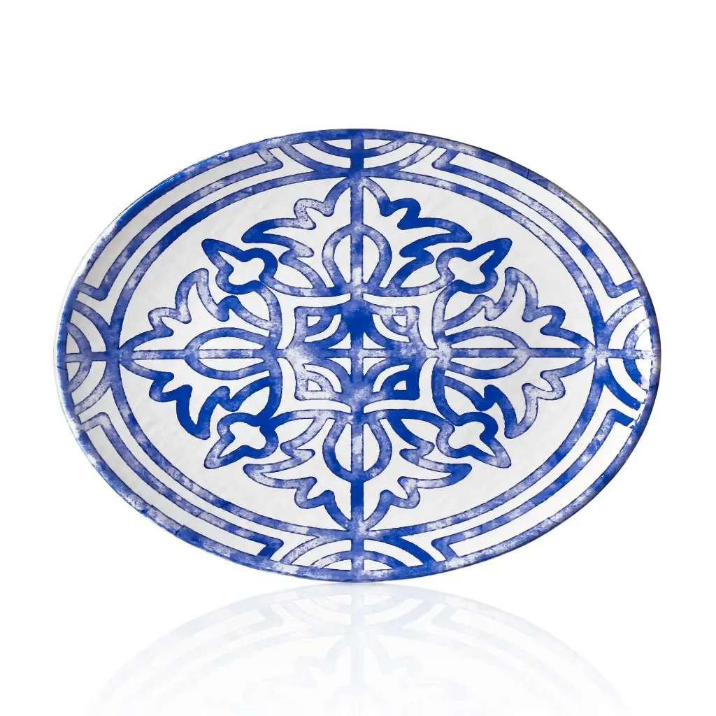 Fuente oval melamina Tilda Sevilla 39x29 cm