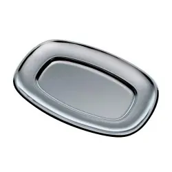 Fuente Rectangular Inox. 37X25 Cm.