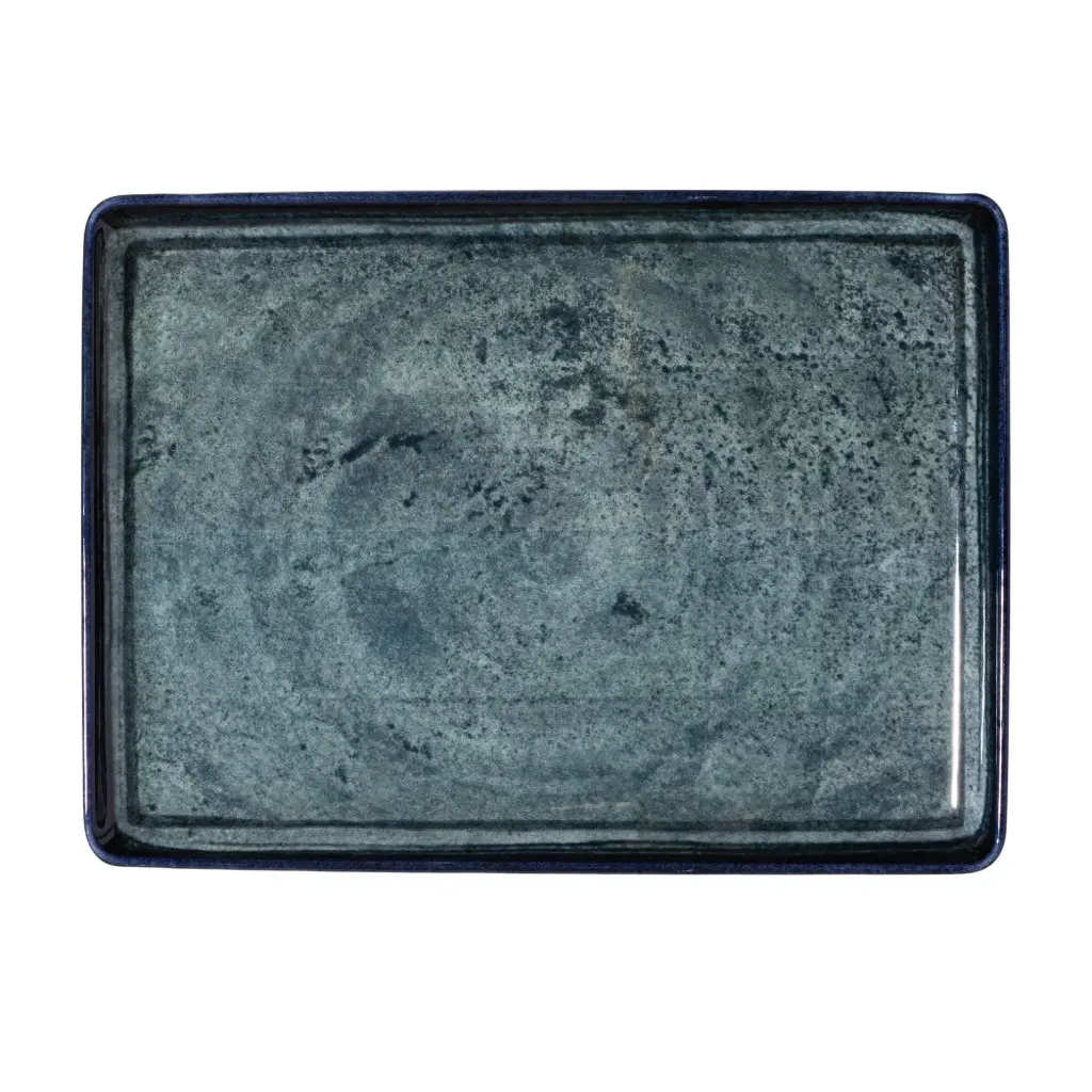 Fuente Rectangular Mediterraneo 30X22 Cm.